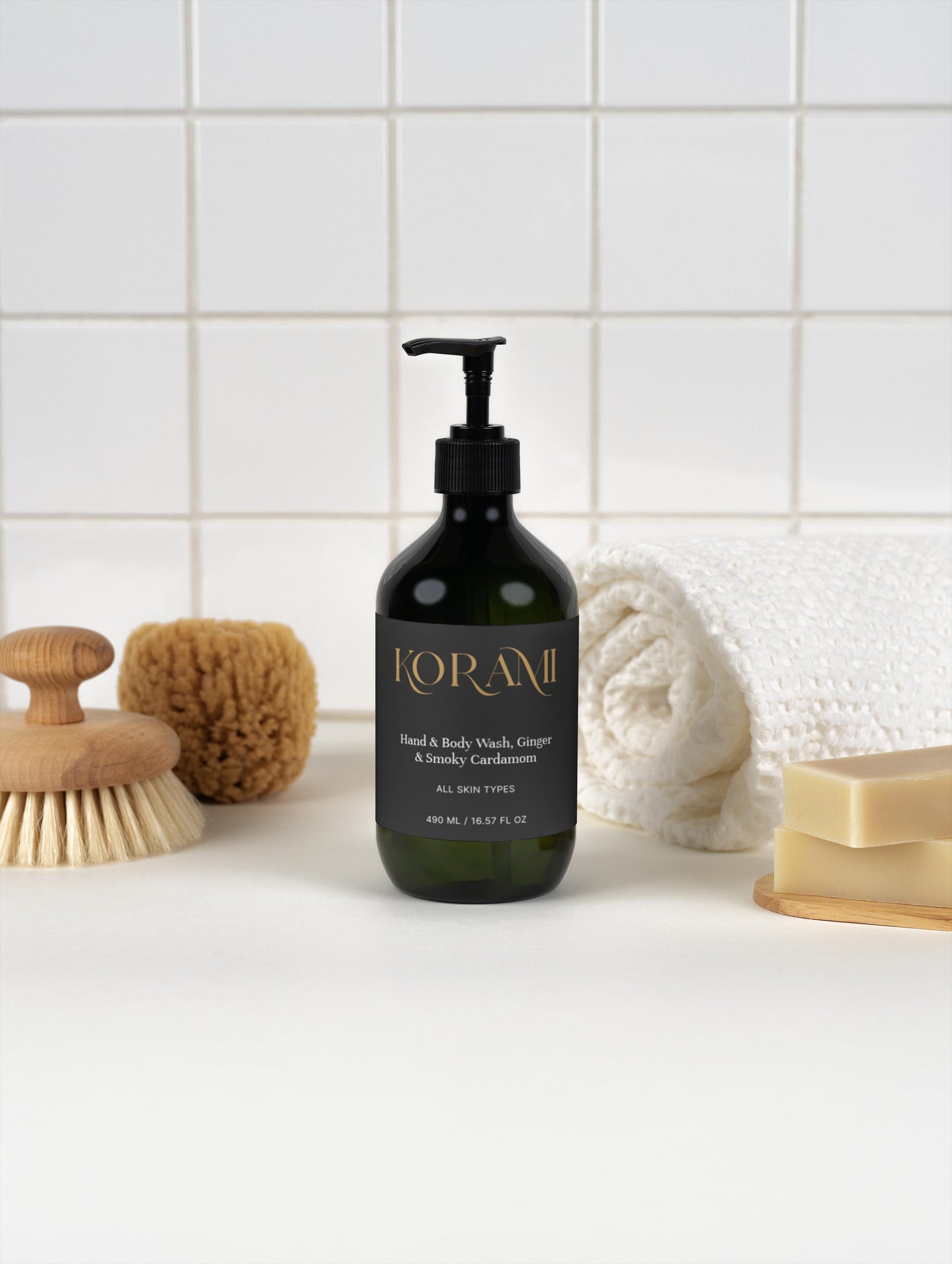 Hand & Body Wash, Ginger & Smoky Cardamom