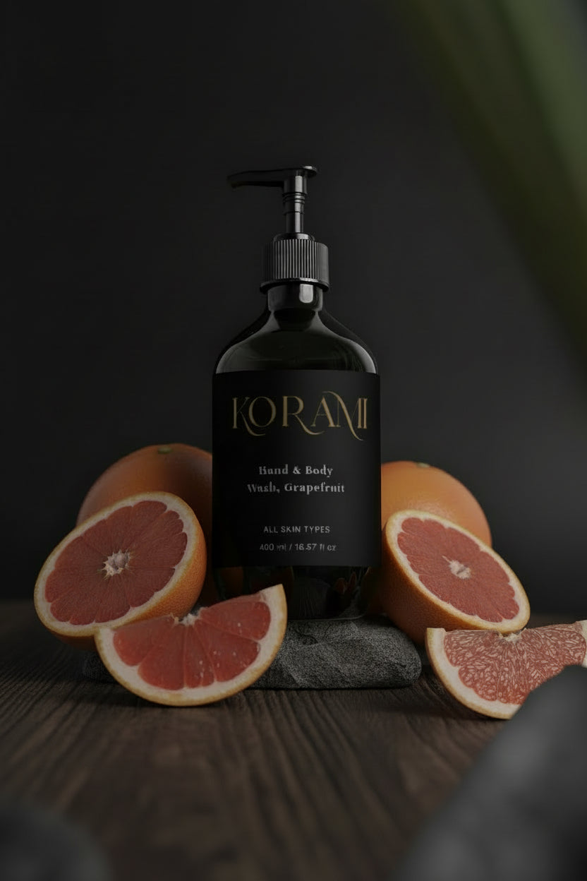 Gel lavant mains et corps, pamplemousse