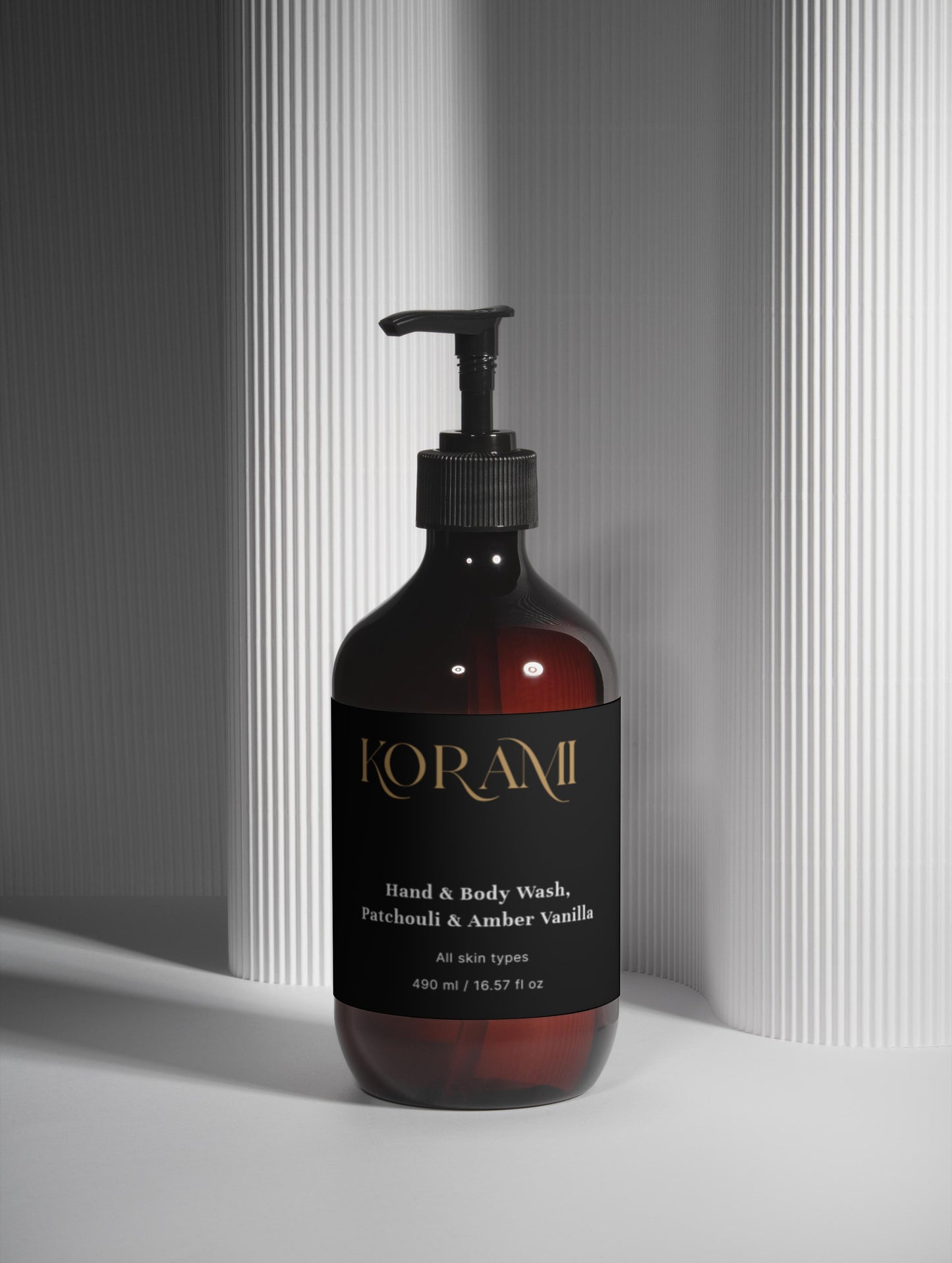 غسول لليدين والجسم، برائحة الباتشولي والفانيليا العنبرية