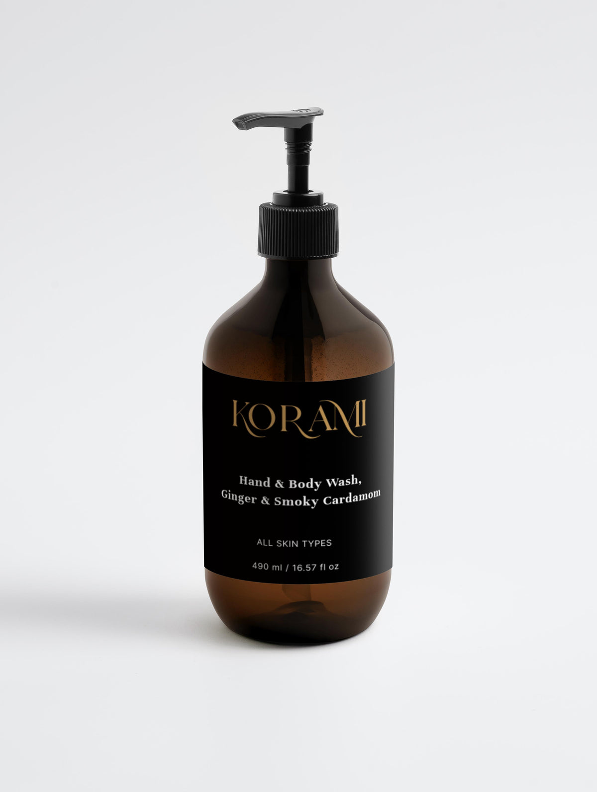 Gel lavant mains et corps, gingembre et cardamome fumée