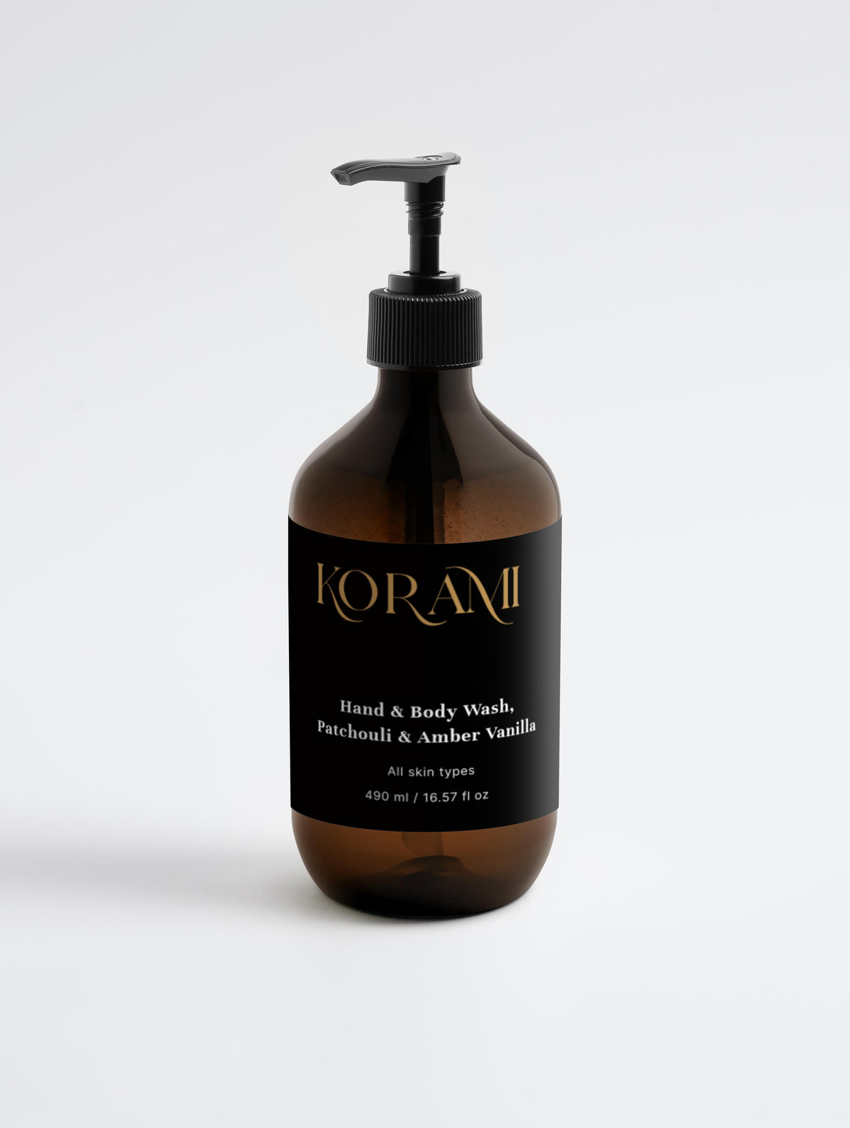 Gel lavant mains et corps, patchouli et vanille ambrée