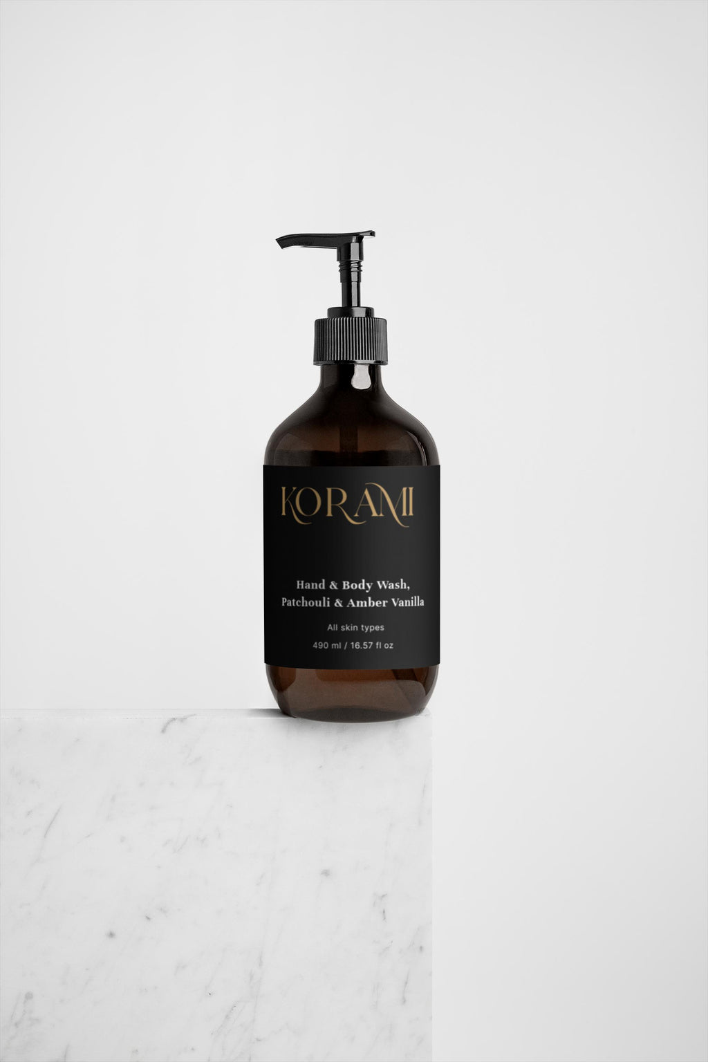 Hand & Body Wash, Patchouli & Amber Vanilla
