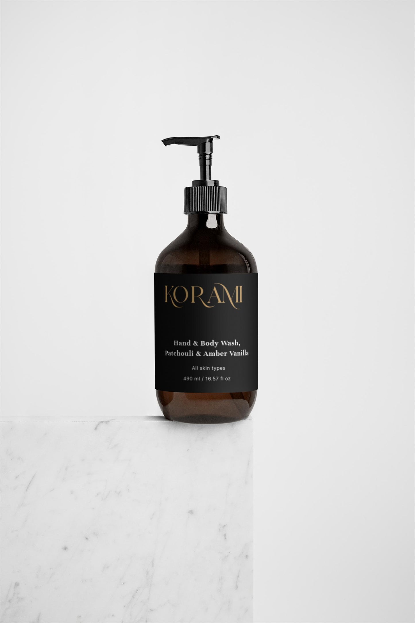 غسول لليدين والجسم، برائحة الباتشولي والفانيليا العنبرية