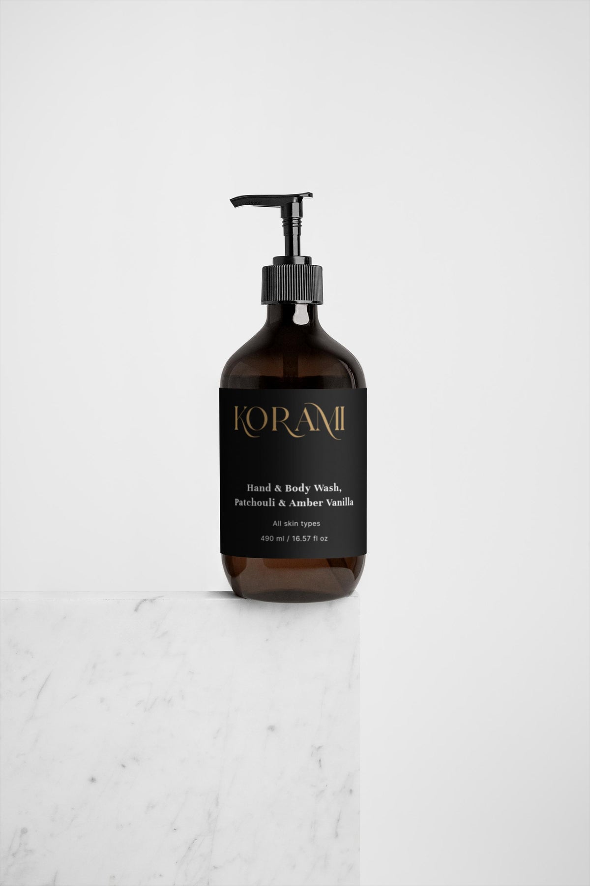 Gel lavant mains et corps, patchouli et vanille ambrée
